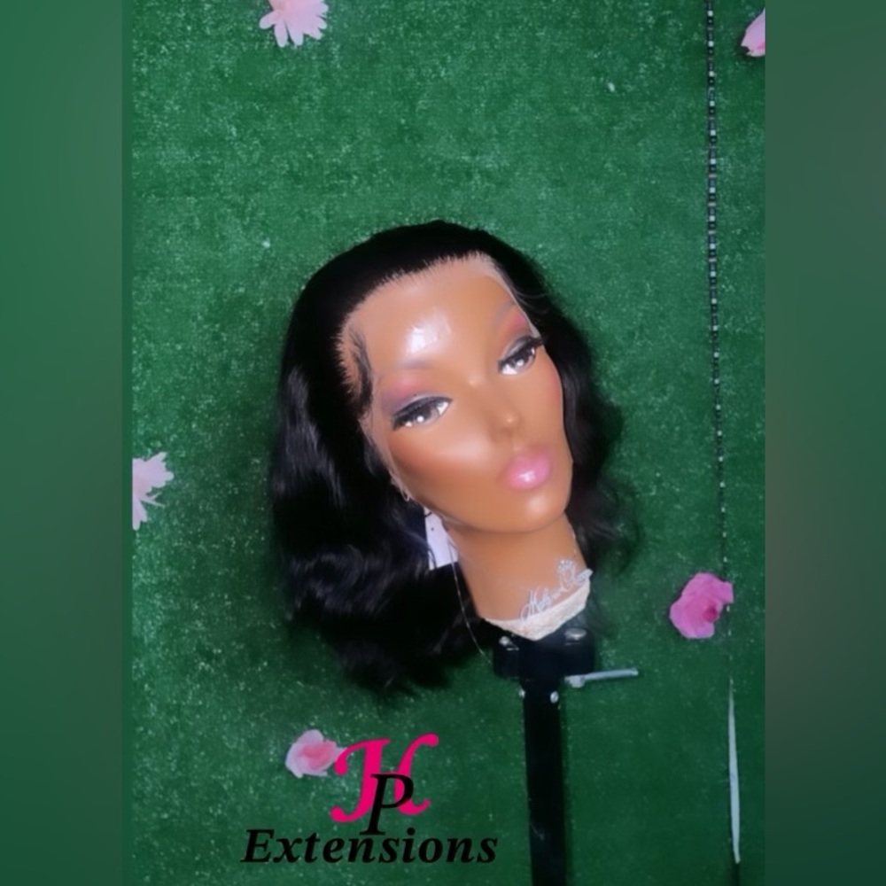 HD Lace wig 100% Brazilian Human hair Glueless Pushback 13x4 Frontal Wig